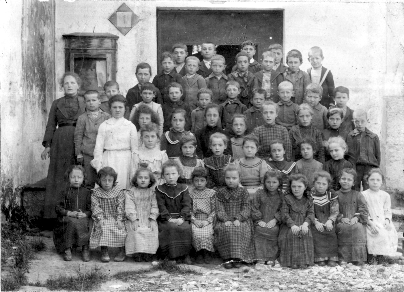 Grazia Colombo, Scuola elementare di Sorengo 1903, Famiglia Lampugnani